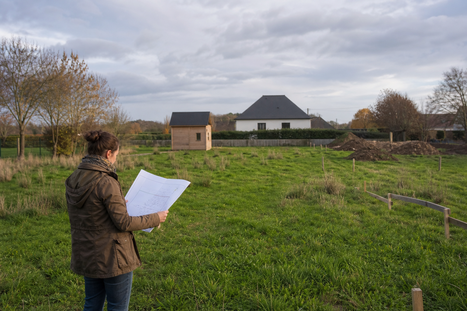 Quelle surface minimale de terrain exige la construction d&rsquo;une maison individuelle selon votre commune ?